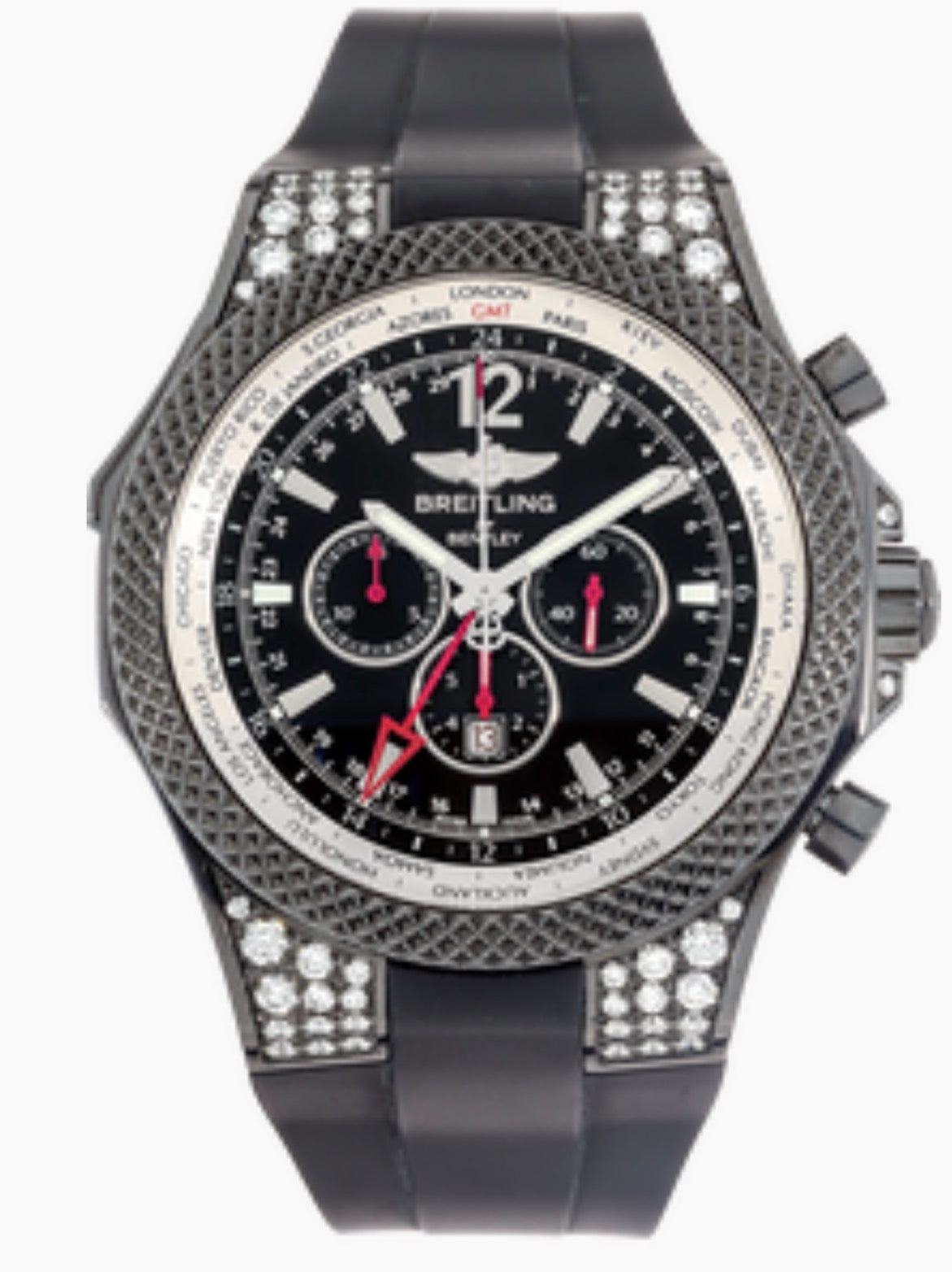 DEAL OF THE DAY - Breitling Bentley GMT MidnIght Carbon *Limited Edition*