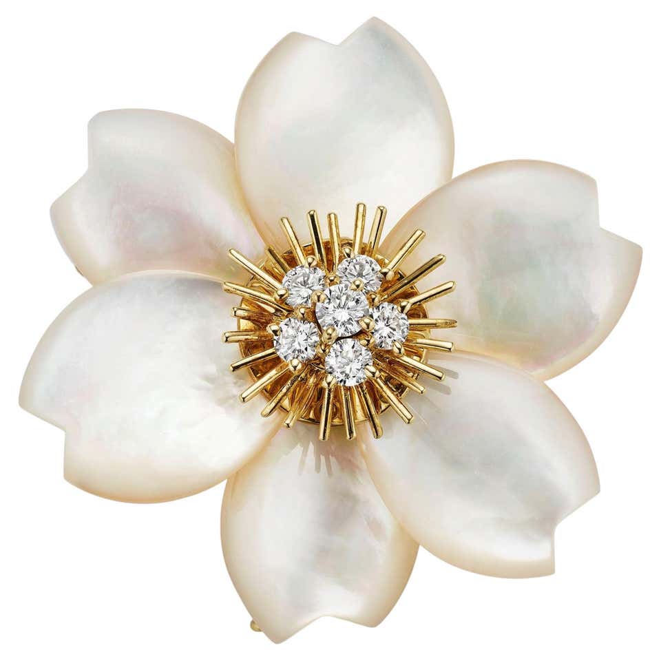 DEAL OF THE DAY - Van Cleef & Arpels Rose de Noel Clip (large model)