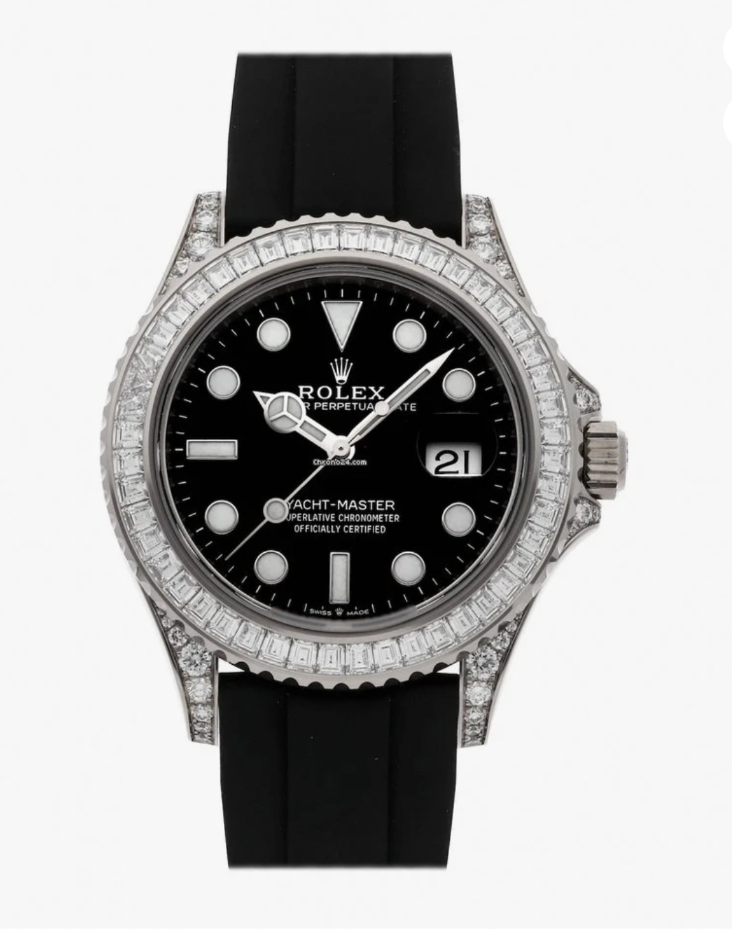 Rolex sales iced bezel