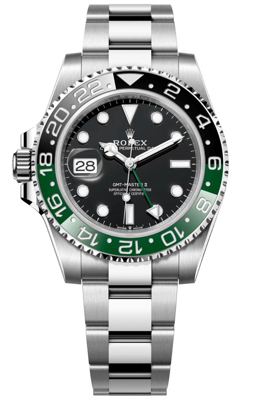 Sprite GMT-Master II Watch - Bidirectional Rotatable 24-Hour Graduated Bezel - 126720vtnr bkj