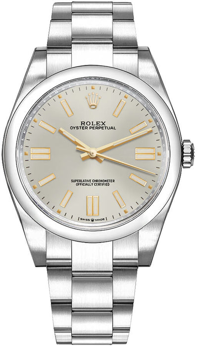Rolex Oyster Perpetual Silver 41MM