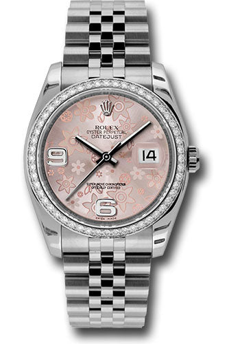 Rolex shop pink floral