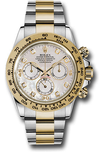 Rolex Yellow Rolesor Cosmograph Daytona 40 Watch Mother Of Pearl