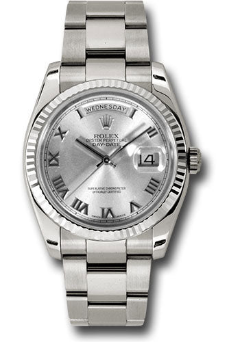 Rolex day hotsell date rhodium dial