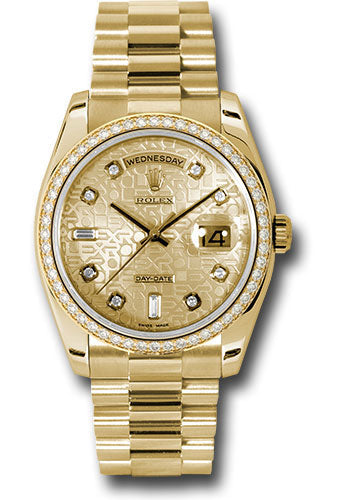 Rolex on sale diamond presidential