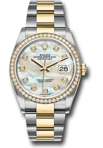 Rolex datejust 36 hot sale mother of pearl