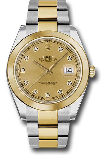 Rolex datejust 41 champagne best sale diamond dial