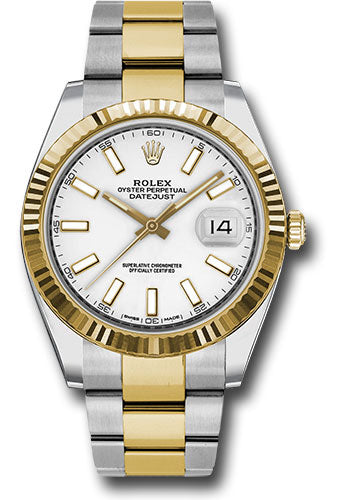 White gold datejust outlet 41