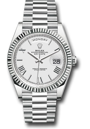 Rolex platinum day date on sale 40