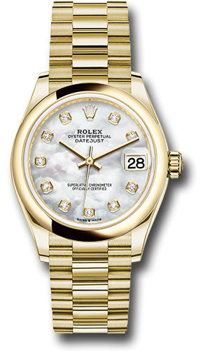 Rolex datejust on sale gold president bracelet