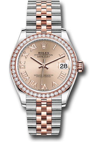 Oyster perpetual datejust 31 rose gold best sale