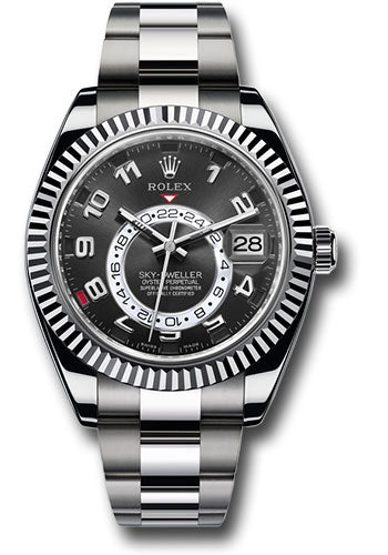 Rolex sky dweller outlet grey dial