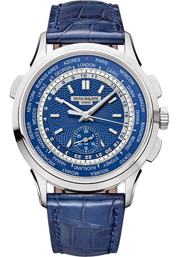 Patek Philippe Complications World Time Chronograph White Gold Dial 5930G 010