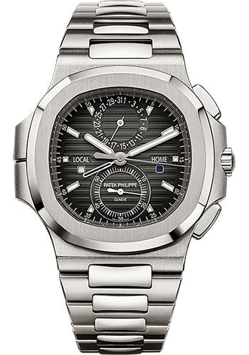 Patek Philippe Nautilus Travel Time Chronograph Watch 5990 1A 001