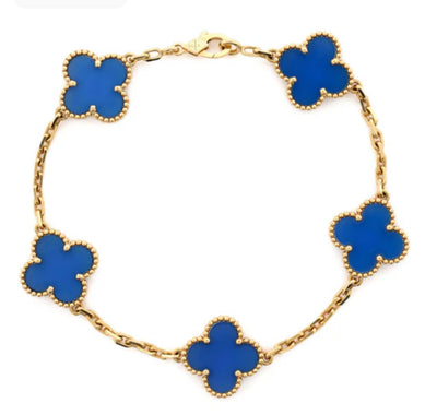 DEAL OF THE DAY - Van Cleef Alhambra Blue Agate