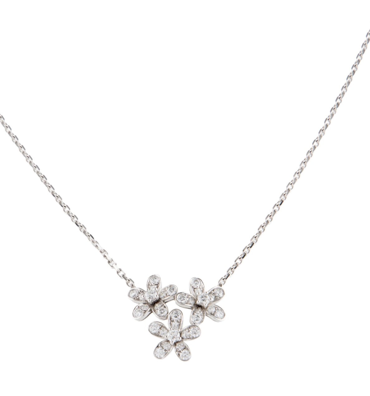 DEAL OF THE DAY - Van Cleef & Arpels Socrate 3 Flowers Necklace