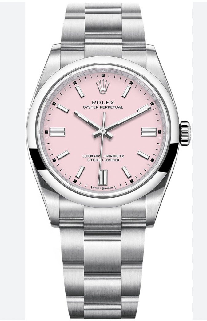 Rolex 36mm Pink Oyster Perpetual 126000