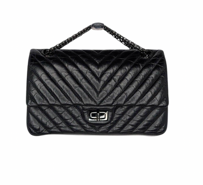DEAL OF THE DAY - Chanel 2.55 Reissue "So Black" Double Flap