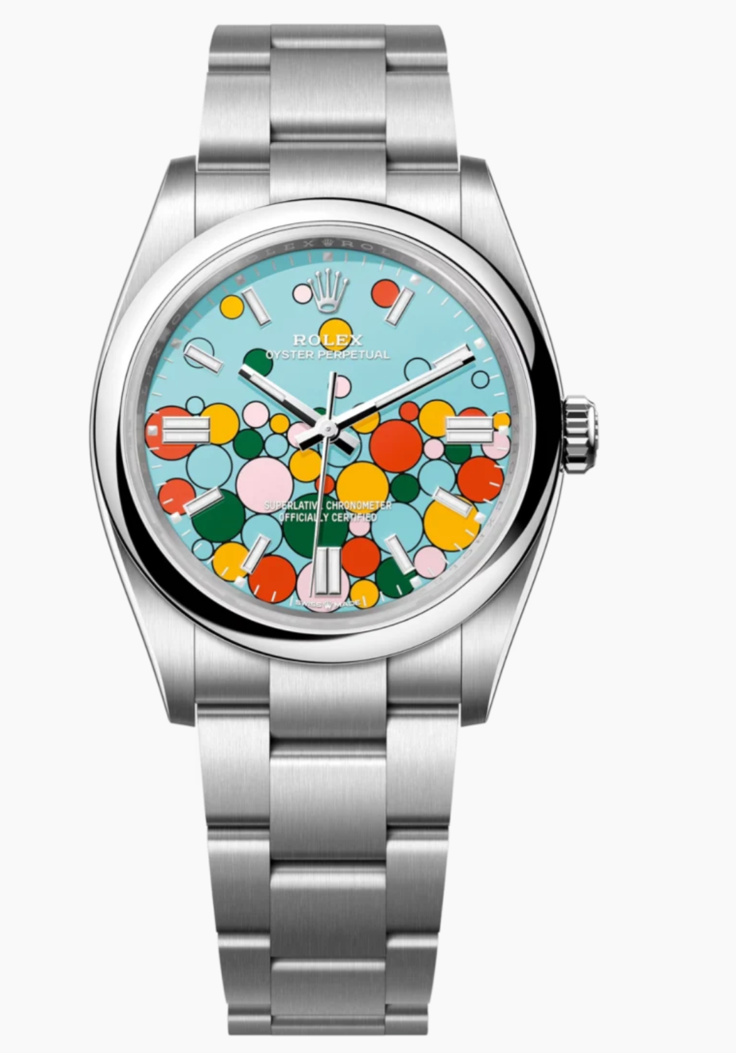 Oyster Perpetual 41 Watch  - Domed Bezel - CelebrationIndex Dial - Oyster Bracelet - 126000