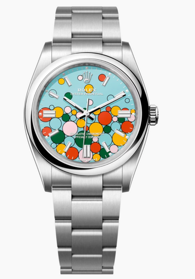 Oyster Perpetual 41 Watch  - Domed Bezel - CelebrationIndex Dial - Oyster Bracelet - 126000