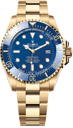 Rolex Deepsea 44mm Blue Dial Blue Cerachrom Bezel Oyster Bracelet - 136668LB