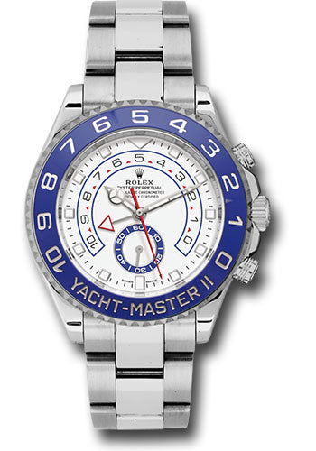 Rolex White Gold Yacht-Master 42 Watch - Black Dial - Oysterflex Strap -  226659 bk