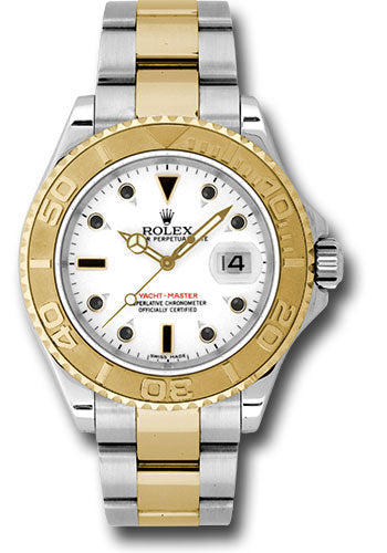 Rolex Steel and Yellow Gold Yacht-Master 40 Watch - White Dial - 16623 w
