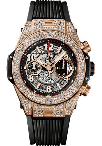Hublot Big Bang Unico King Gold Pave Watch-411.OX.11180.RX.1704