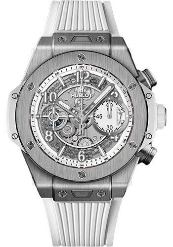 Hublot Big Bang Unico Titanium White 42mm Watch - 42 mm - White Skeleton Dial-441.NE.2010.RW