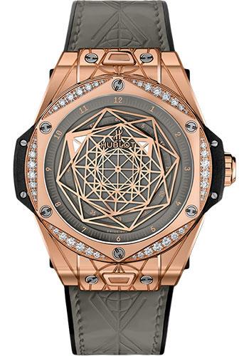 Hublot Big Bang One Click Sang Bleu King Gold Grey Diamonds Watch - 39 mm - Grey Dial Limited Edition of 100-465.OS.7048.VR.1204.MXM20