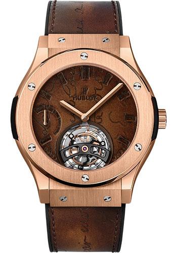 Hublot Classic Fusion Tourbillon Power Reserve 5 Days Berluti Scritto King Gold Limited Edition of 20 Watch-505.OX.0500.VR.BER17