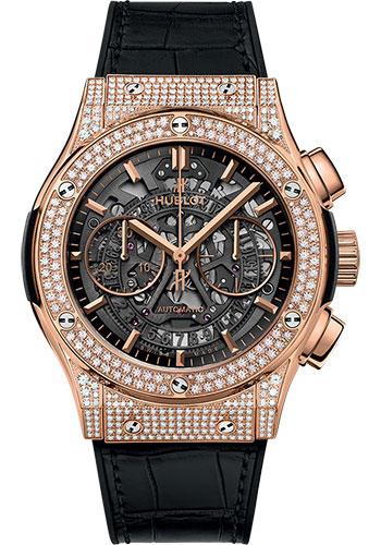 Hublot Classic Fusion Aerofusion King Gold Pave Watch - 45 mm - Sapphire Dial-525.OX.0180.LR.1704