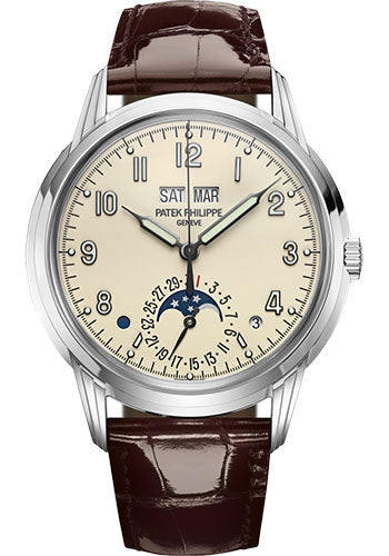 Patek Philippe Grand Complications Perpetual Calendar - White Gold - Lacquered Cream Dial - 5320G-001