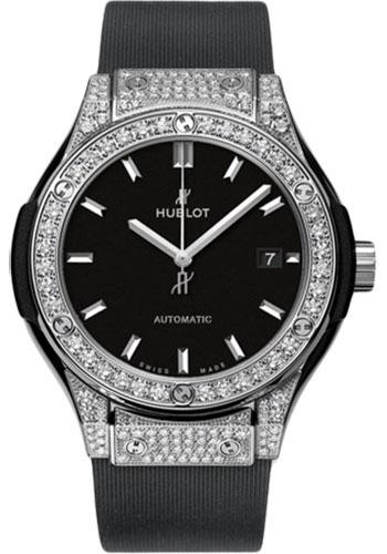 Hublot Classic Fusion Titanium Pave Watch-582.NX.1170.RX.1704