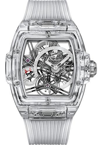 Hublot Spirit of Big Bang Tourbillon Sapphire Watch - 42 mm - Sapphire Dial - Transparent Strap Limited Edition of 50-645.JX.5120.RT
