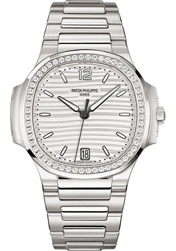 Patek Philippe Nautilus Ladies Automatic - 35.2 mm - Steel - Silvery Opaline Dial - 7118/1200A-010