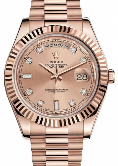 Rose gold Presidential Day-Date 41mm 218235